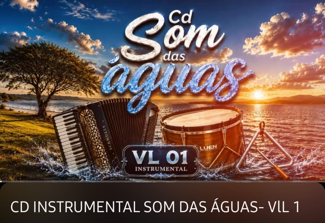 Registro do estúdio: cd som das aguas