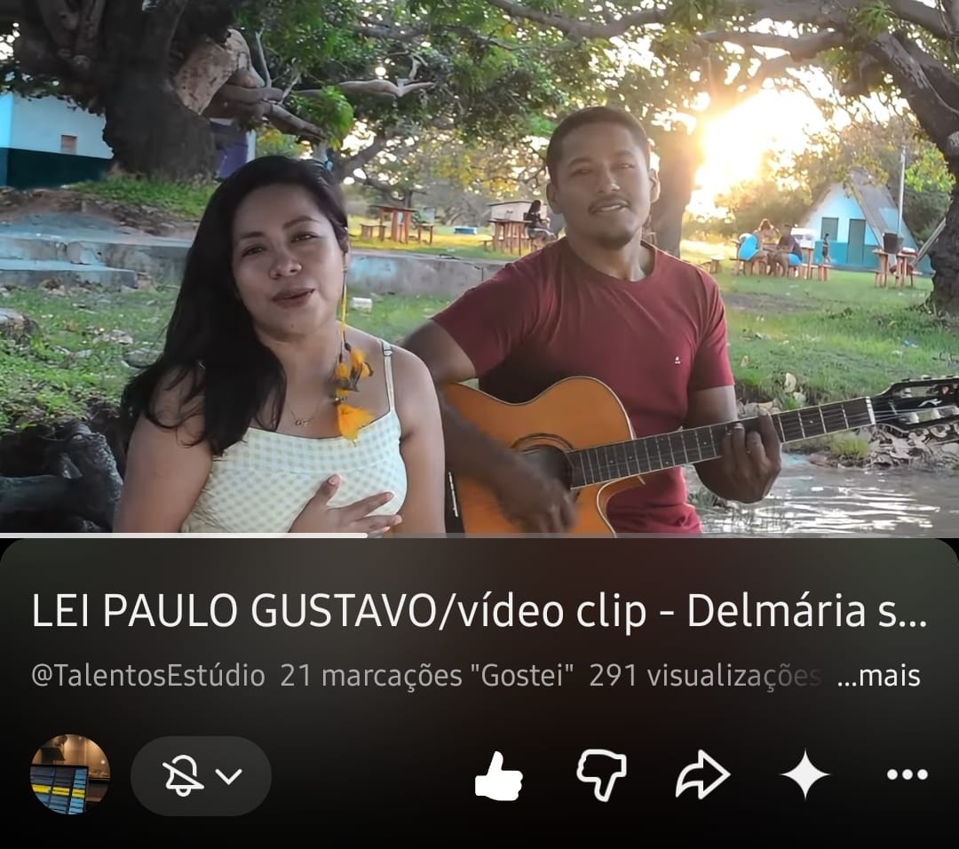 Registro do estúdio: videoclipe cantora