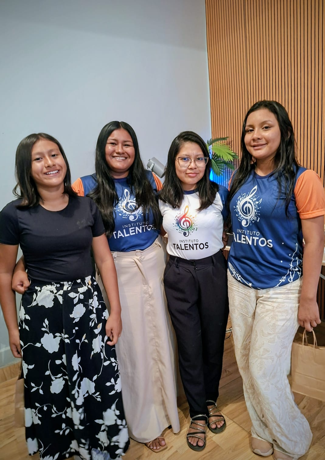 Alunas do Projeto Jovens Talentos