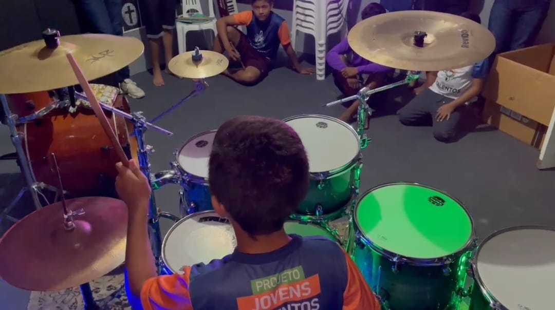 Aula prática de bateria