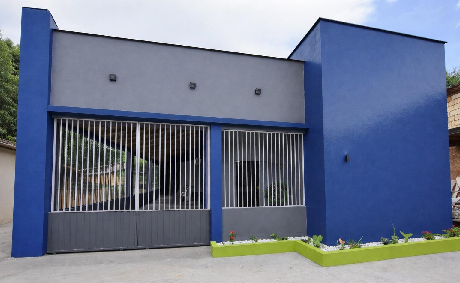 Fachada atual da sede cultural permanente